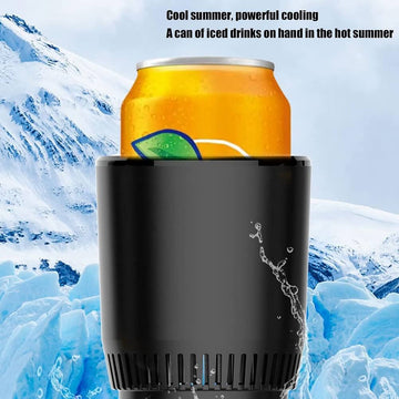 Auto Cooling Cup Holder 12V Smart Car Cup Holder for Coffee Beverage Milk Bottled Mineral Water - Imported from UK